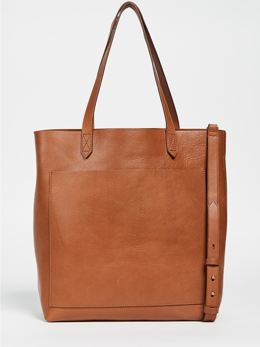 Leather Tote Bag in Brown - Madewell